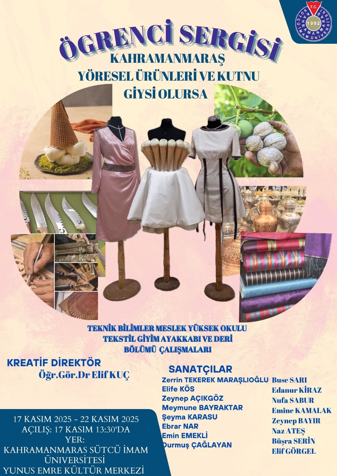 Kahramanmaraş Yöresel Ürünleri ve Kutnu Giysi Olursa - Öğrenci Sergisi